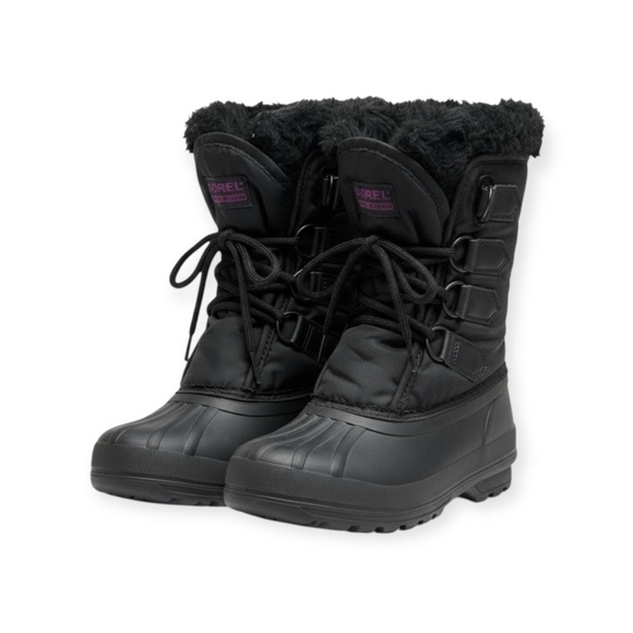 Sorel Shoes - Vintage: Sorel x Kaufman ★ Canada Nylon Snow Waterproof Duck Boots ★ Black ★ 6M